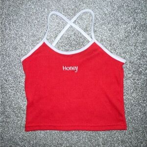 Red Crop Top❤️🤍